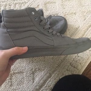 Grey Hightop Vans